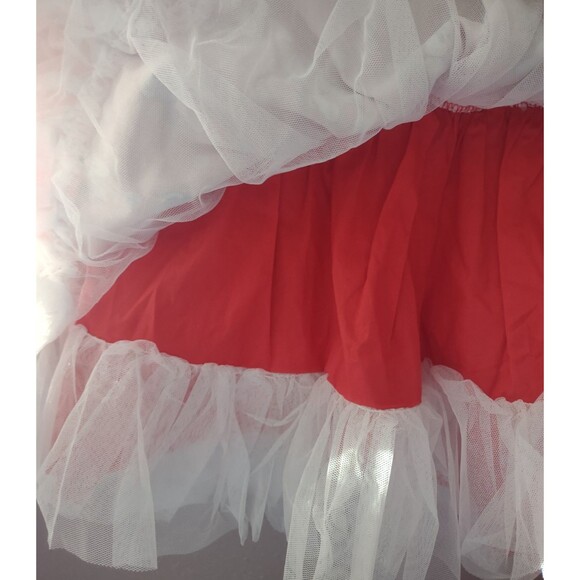 Disney Store Mickey Minnie Mouse Tutu Tulle Red Sleeveless Dress Sz 3 Polka Dot - Picture 5 of 13